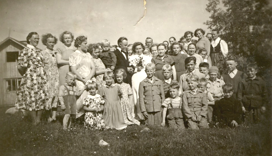 1954 Aunen ja Veikon hääkuva