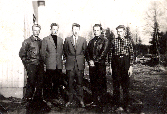 1962 Erkki Tarvainen, Kake, Einari Vidgren , Osmo Tarvainen ja Olavi Kauppinen
