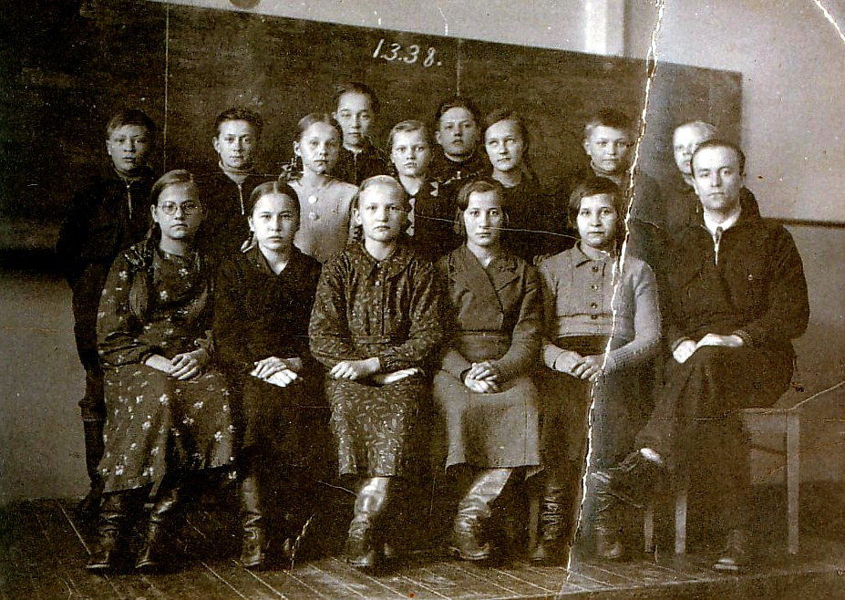 1938 Pyöree luokkakuva