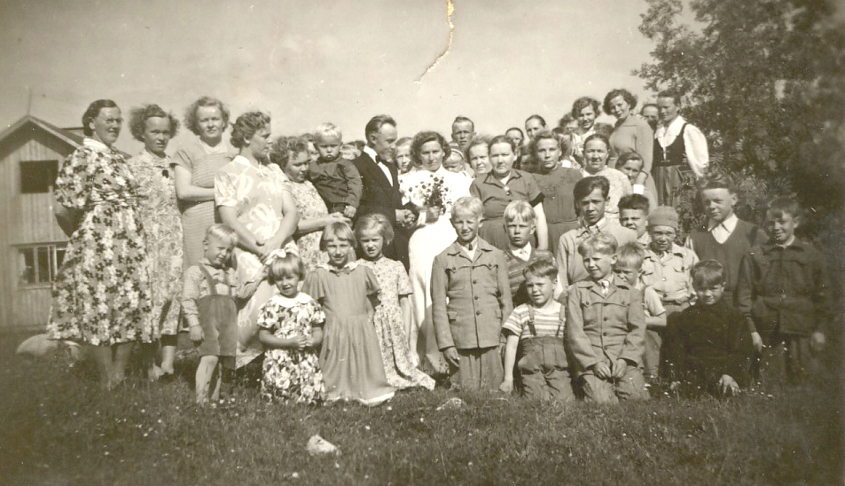 1954 Aunen ja Veikon hääkuva