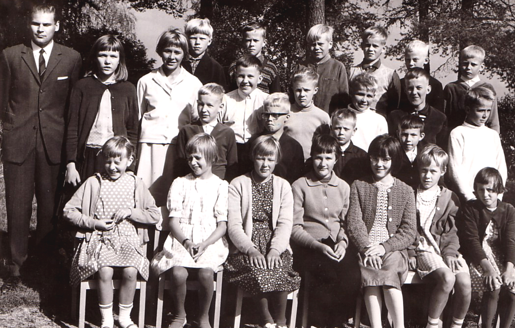 1966 Pyöreen kansakoulun yläluokka