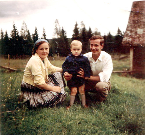 Ahingon perheen potretti