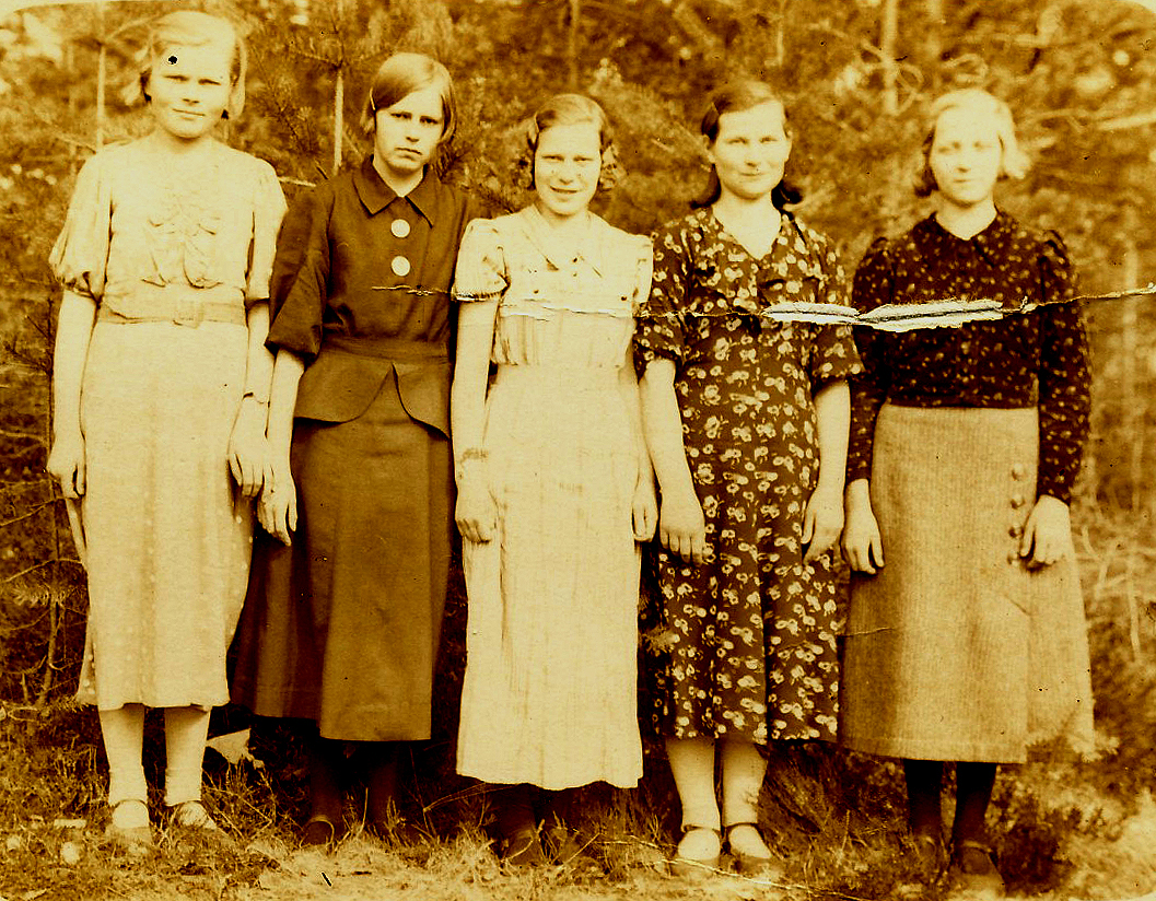 1937 Rippikoulu Raili Kosken Eeva Aili Hilma Lahentaus Eeva