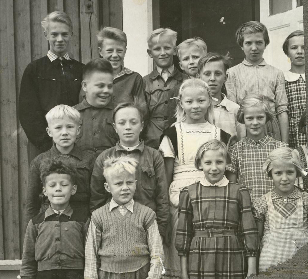 1955 koulukuva Niemisen koululta