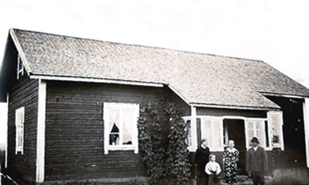 1937 Päivärinteen talo korjauksen jälkeen