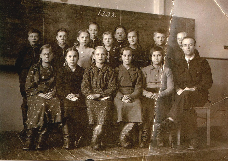 1938 Pyöreen luokkakuva