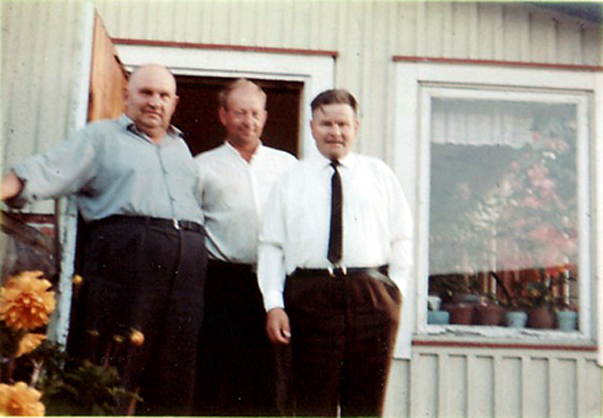1960 Aleks, Eino ja Edward Koivu