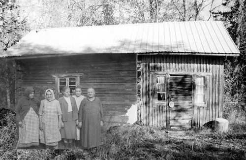 1910 hieman entisöity kuva vanhasta Kantenmäen talosta