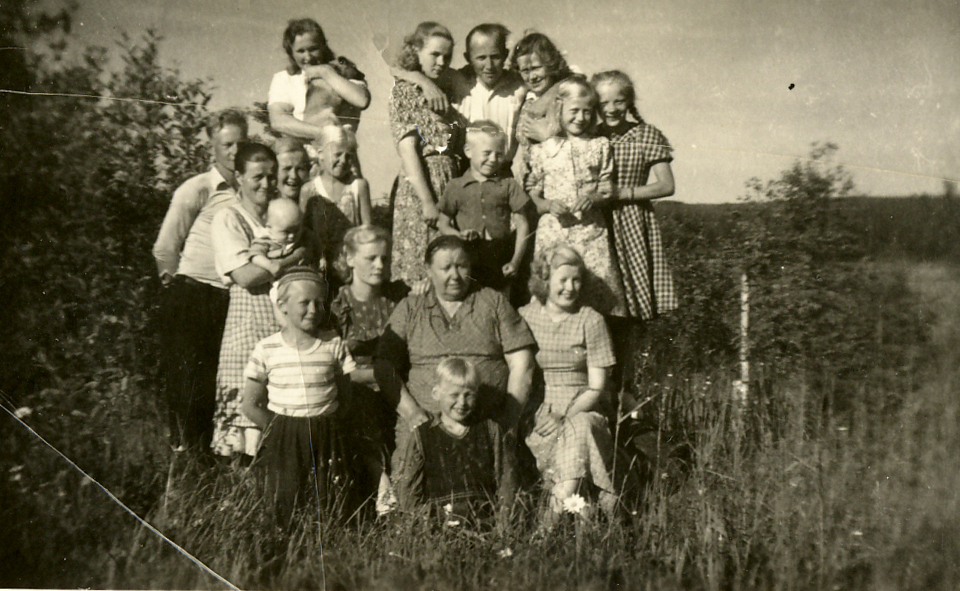 1950 Perhekuvassa Rauhalassa