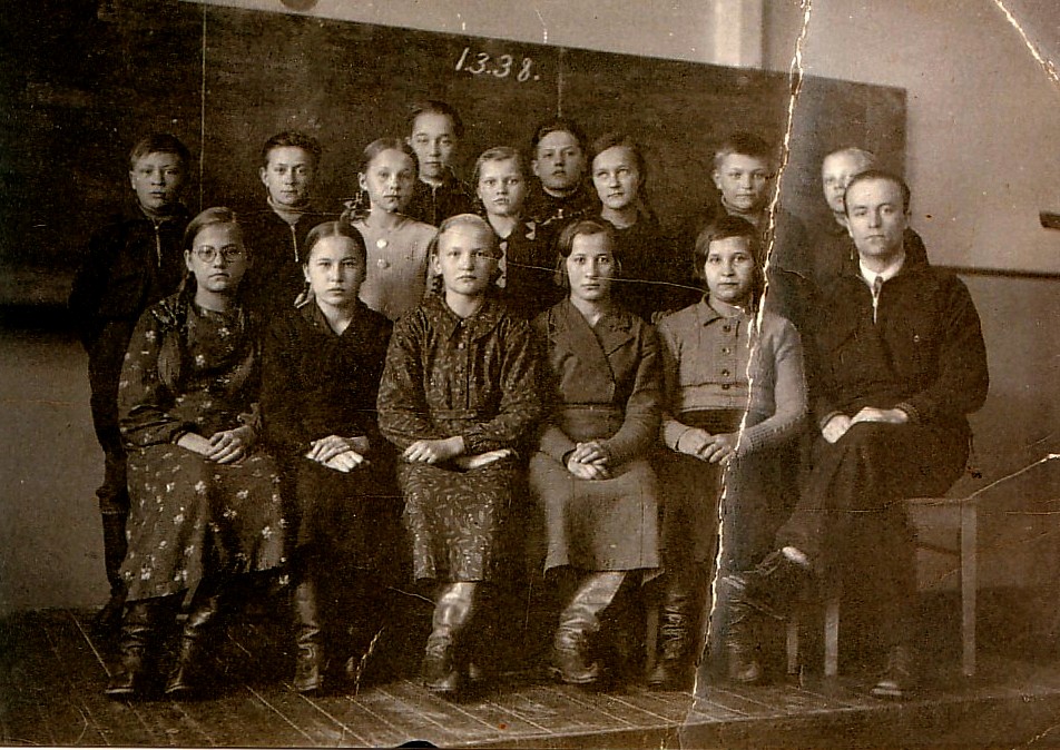 1938 Pyöreen luokkakuva