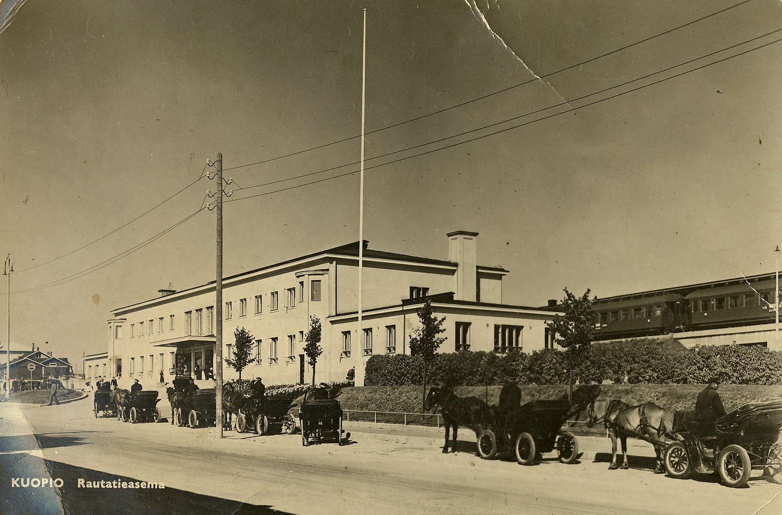1940 Kortti Kuopion asemalta