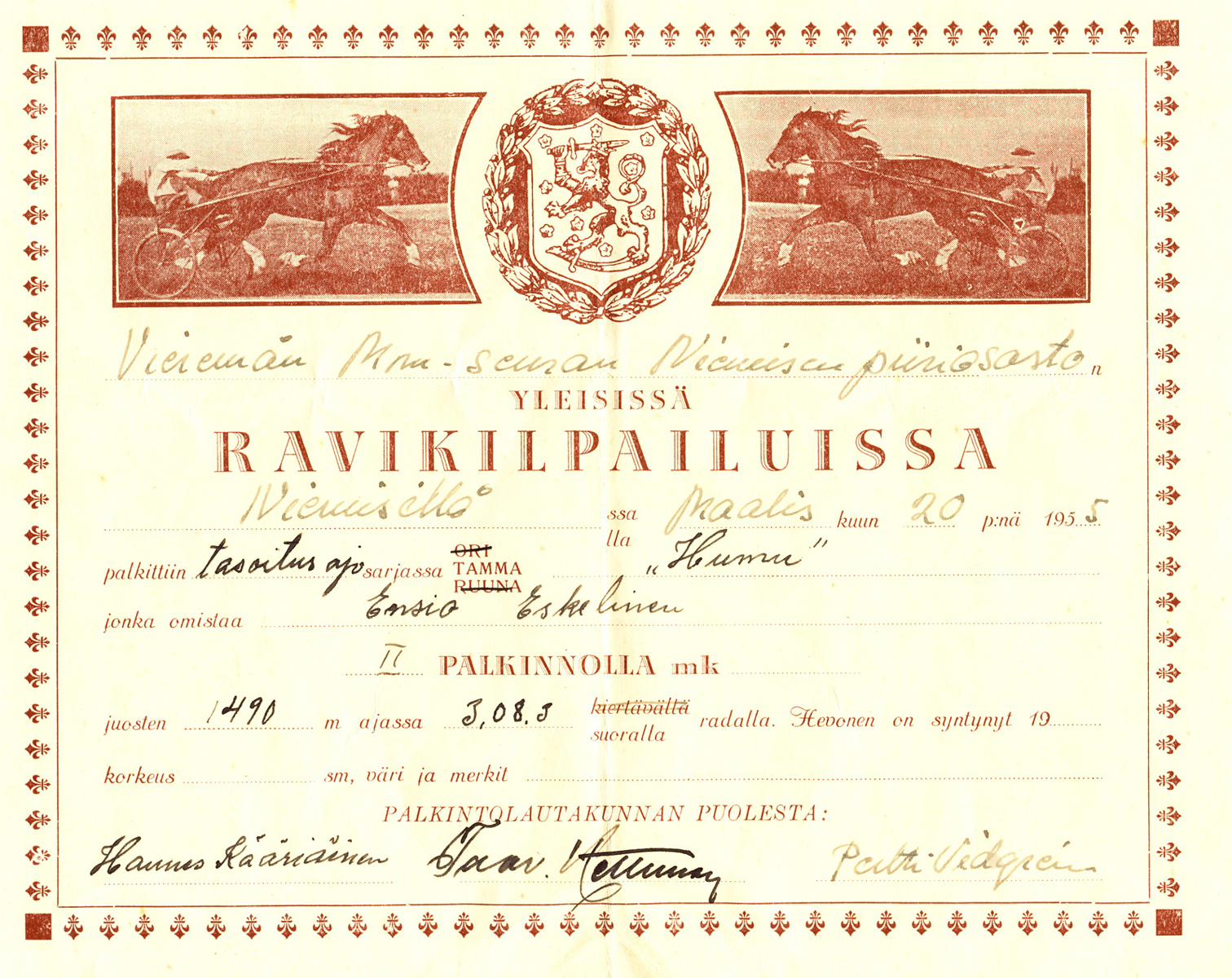 1955 Ravikilpailu