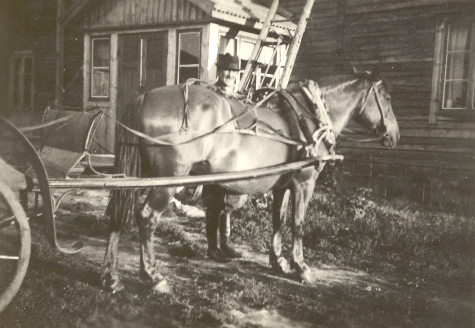 1939 Matti-ukki ja Raila sotaan lähdössä