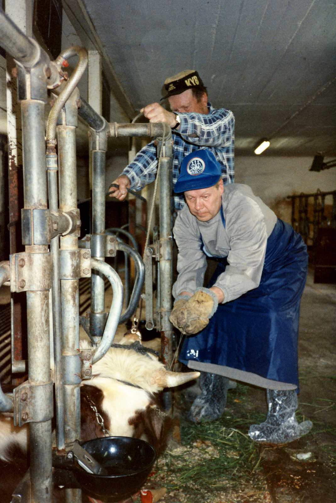 1996 Eläinlääkäri Esa Ruokonen ja Pentti Laukkanen