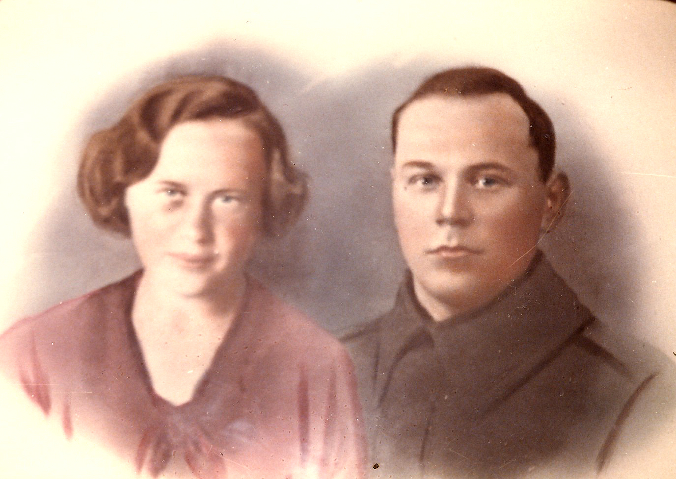 1936 Martta ja Martti Vidgrenin vihkikuva