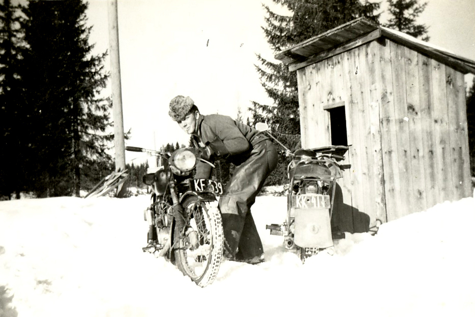1960 Erkki ja Ihfa moottoripyörä