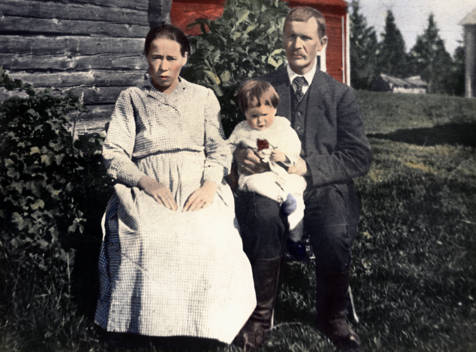 1920 Johanna ja Juho Dahl sekä Lyyli tytär