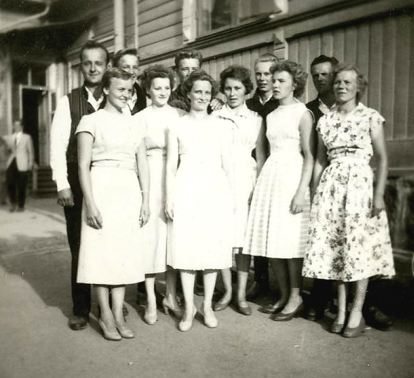 1959 Nuorisoseuran väkeä Kuopiossa