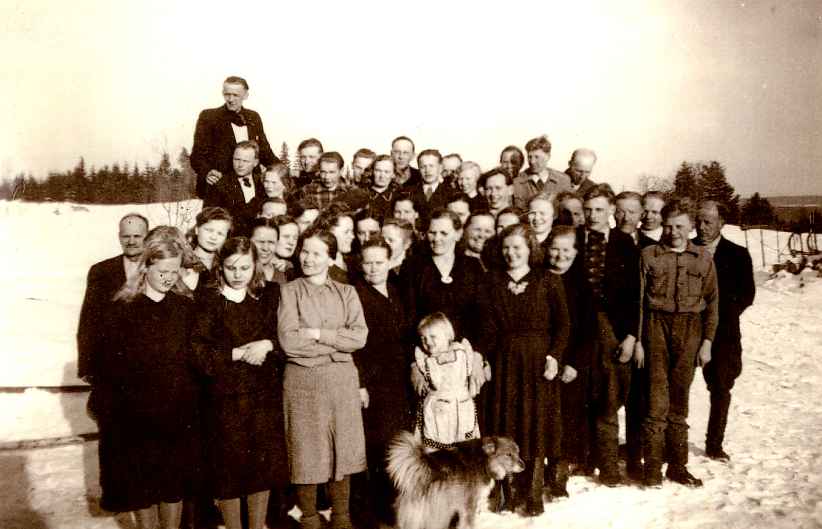 1948 Kyläläiset Niemisenmäellä
