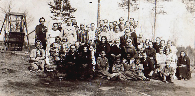 1930 Äitienpäivä koululla