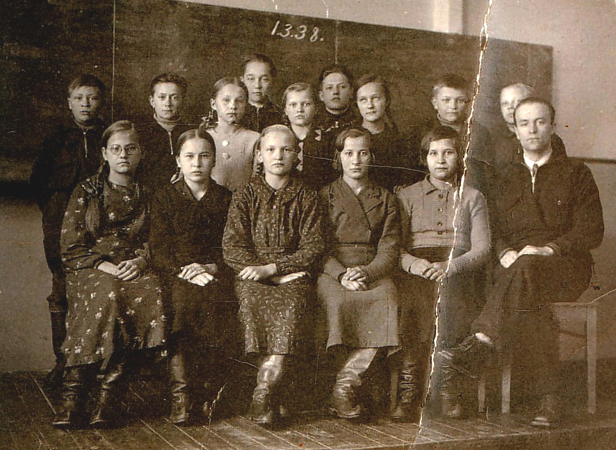 1938 Pyöreen luokkakuva