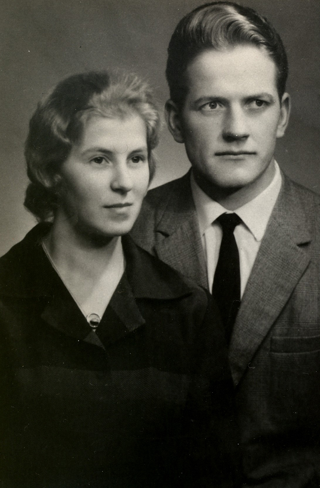 1961 Kaisan ja Yrjön kihlakuva