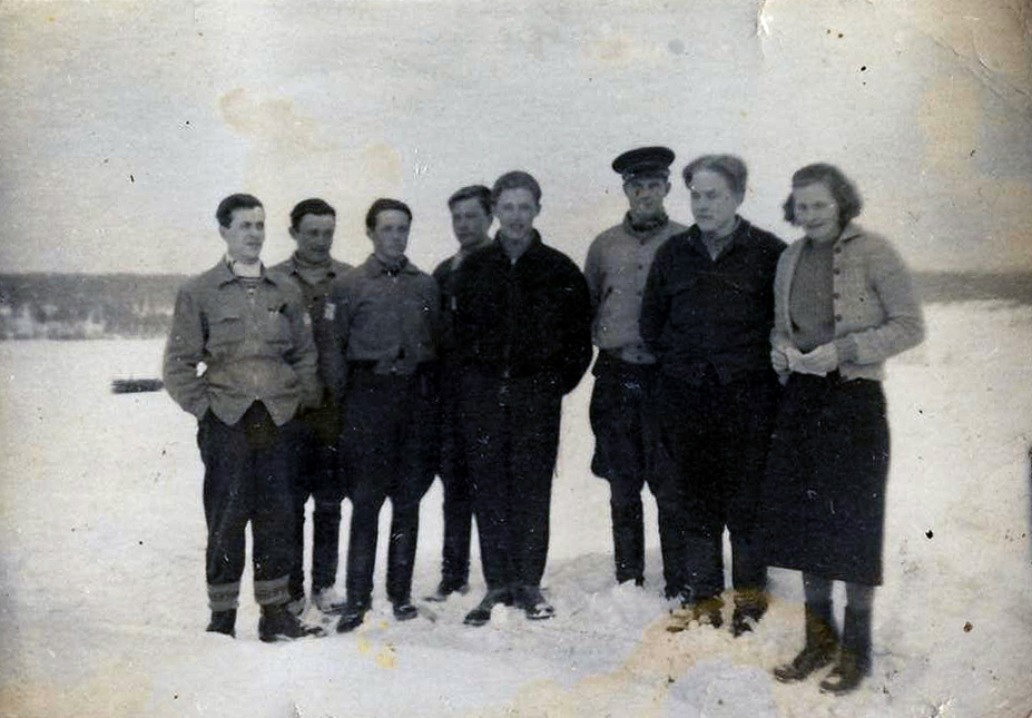 1955 Nuorisoseuran nuorisoa Virnissä