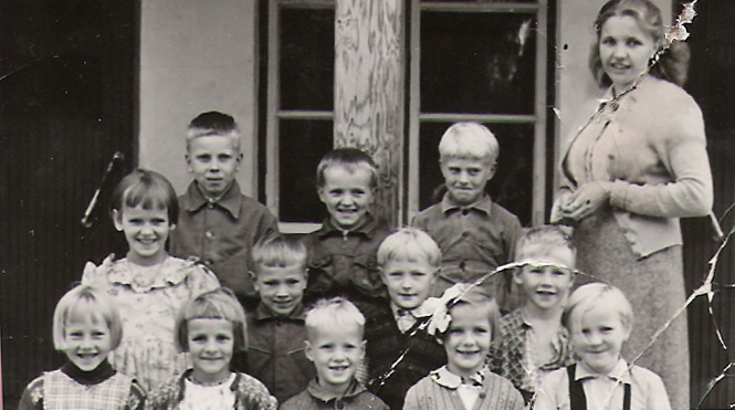 1956 Elinan koulukuva