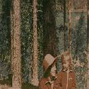 1969 Marja ja Tuomo metsässä border=