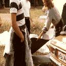 1983 Jari telttailemassa border=