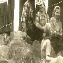 1950 Rauhalassa Hilja, Aini ja Eino  border=