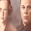 1936 Martta ja Martti Vidgrenin vihkikuva border=